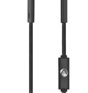 Audiomate Wired Earbud with Inline Mic - Black